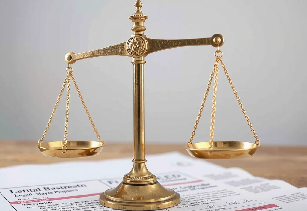 Balanța justiției pe un fundal abstract legal